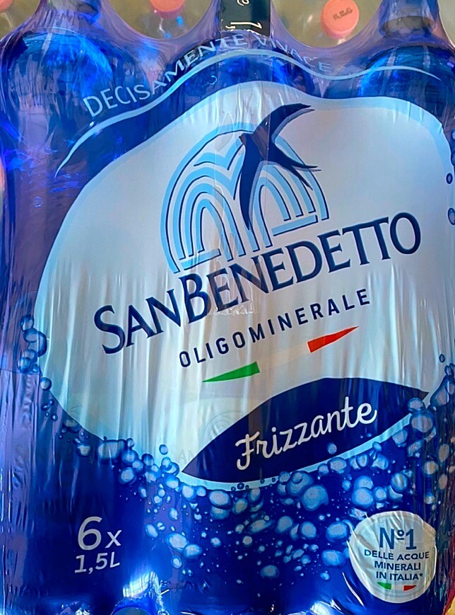 Acqua frizzante San Benedetto 1.5lt, conf. 6 bott.