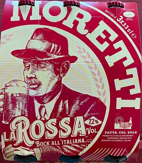 Birra Moretti Rossa cl. 33, conf 3pz